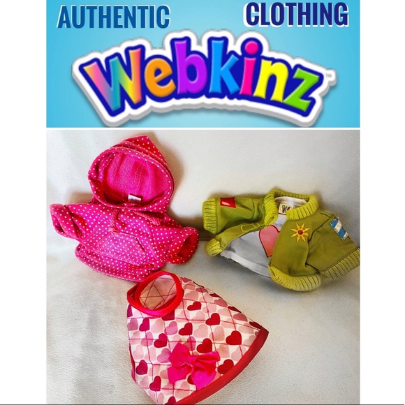 Webkinz Clothing Bundle 👚 Rare Set - Picture 1 of 1